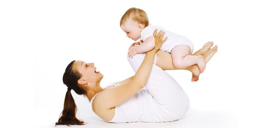 Ginnastica post-parto mamma-bambino